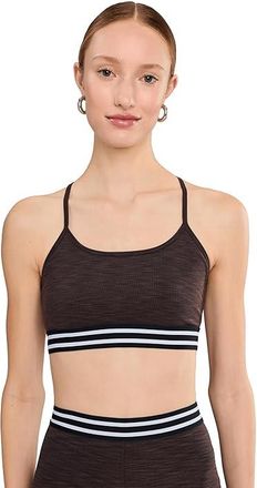 SPLITS59 Cali Active Rib Bra Womens Bra Dark Chocolate : XS, Polyester/Spandex