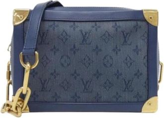 Louis Vuitton Pre-owned Vintage Schoudertas - Dames - Vintage Schoudertas - Blauw - ONE Size - Denim - Vintage