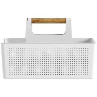 Ou Multipurpose Portable Cleaning Storage Caddy with Handle in White at Nordstrom