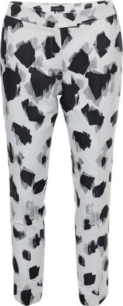 Joseph pre-owned abstract-print trousers - Black