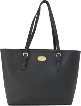 Michael Kors Black Pvc Tote Bag (Pre-Owned)