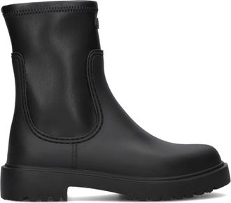 Unisa Zwarte Hoge Laarzen Farley - Dames - Enkellaarsjes - Zwart - 40 EU - Schoenen