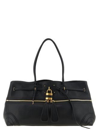 Chlo&eacute; Black Lamb Leather Shoulder Womens Bag