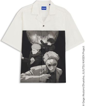 HUGO BOSS x Jujutsu Kaisen relaxed-fit shirt with character print