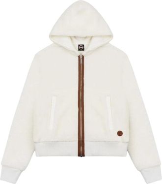 Colmar Felpa Teddy Mezza Zip - - Sport - Donna - Bianco - M