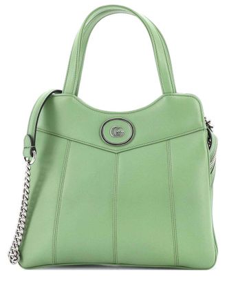 Gucci Petite Gg Tote Quilted Leather Small (Authentic Pre-Loved)