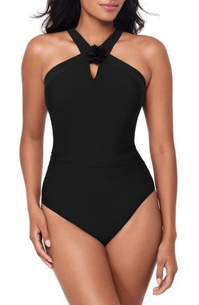 Magic Suit By Miraclesuit Edith Underwire One-Piece Swimsuit in Black at Nordstrom, Size 12