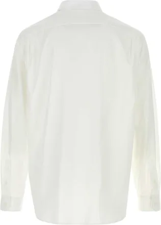 Loewe Mens Poplin Shirt White Cotton