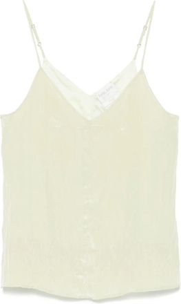 Forte_Forte Top con effetto stropicciato - Verde