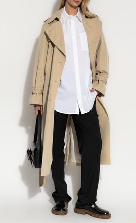 Helmut Lang Wool Trousers With Crease By Helmut Lang, Womens, Black