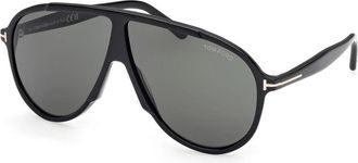 Tom Ford Ft 1211 01N Zonnebrillen - unisex - Zonnebrillen - Zwart - 65 MM - Accessoires