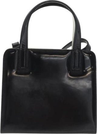 Ferragamo Pre-owned Gancini Handbag - Dames - Vintage Handtas - Zwart - ONE Size - Leer - Vintage