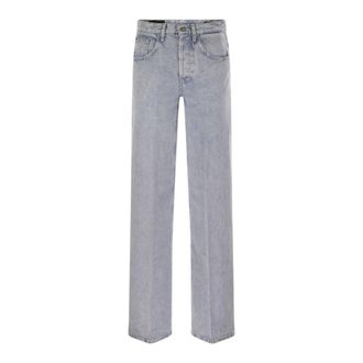 Dondup Wide Jeans, female, Blue, Size: W27 Jacklyn Wide Leg Jeans