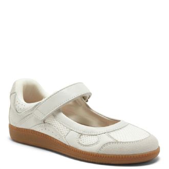 Silent D Womens Samantha Mary Jane Sneaker In White