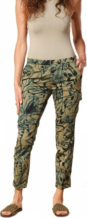 Mason's Chile City Cargo Pants In Floral Print Green