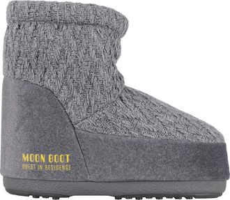 Moon Boot MB X GIR Icon Low Nolance Knit - Dames - Winterlaarzen - Grijs - 39 EU - Schoenen