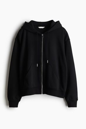 H&M Hoodiejacke - Schwarz