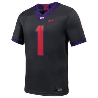 Nike TCU Nike Mens College Football Replica Jersey in Grey | P31811T494-ANT