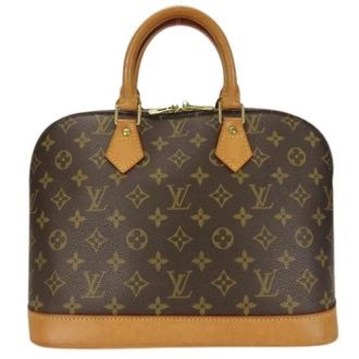 Louis Vuitton Pre-owned Handbags, female, Brown, Size: ONE SIZE Pre-owned Monogram Alma Handbag