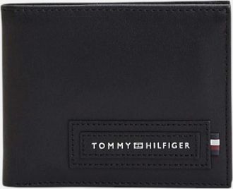 Tommy Hilfiger Mens Tommy Hilfiger Mens Modern CC Wallet Bifold Genuine Leather Gift Box - Black