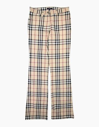 Burberry Womens Burberry Woman Maidstone Check Trouser Beige 001 - Size: 10