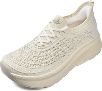 JACKSHIBO Wide Toe Box Shoes Women Slip on Sneakers Slip in Arch Support Plantar Fasciitis Orthopedic for Walking Tennis Athletic Cushion Thick Sole Zero Drop H