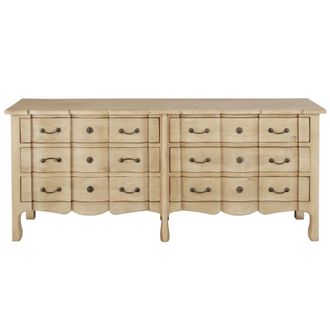 Maisons du monde C&oacute;moda doble con 6 cajones 200 cm