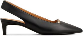 Tod's 40mm slingback pumps - Zwart