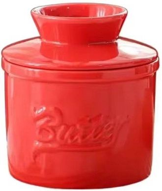 OEM Burriera Blu, Burriera Raffreddata Ad Acqua Con Linea Dellacqua, Burriera In Ceramica Per Burro Spalmabile, Regalo Per