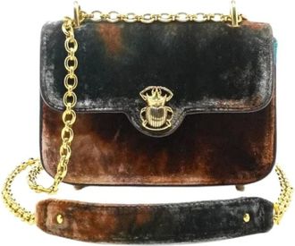 CLARIS VIROT Mini Ava Tas - Dames - Tassen - Bruin - Maat: ONE Size Katoen