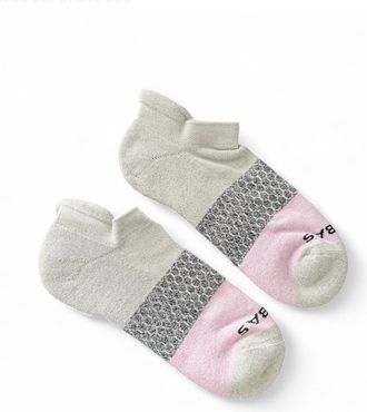 Bombas Womens Ankle Socks (Wisteria/Grey, Medium)