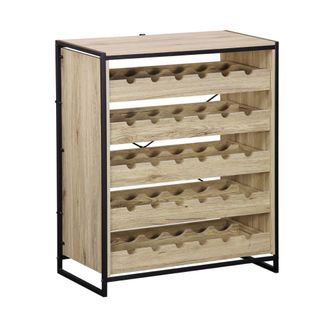 Sweeek Estanter&iacute;a para botellas de vino, natural