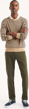 Nautica Mens Flat-Front Performance Pant