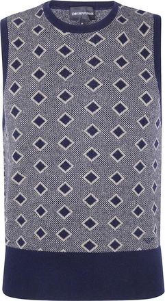 Emporio Armani Sleeveless Truien - Heren - Spencers - Veelkleurig - L - Truien & Vesten