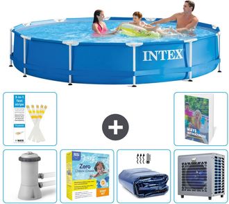 Intex Piscina Con Estructura Redonda - 366x76 Cm - 7-piezas S331