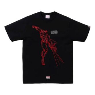A Bathing Ape x MARVEL IRON MAN T-Shirt Black 1I73-110-904-BLK