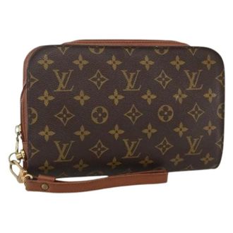 Louis Vuitton Pre-owned Clutches, female, Brown, Size: ONE SIZE Pre-owned Vintage Monogram Clutch