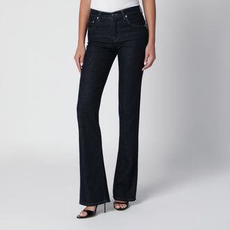Haikure Dark blue jeans with slits