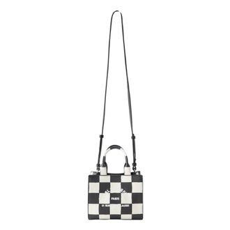 Karl Lagerfeld Mini Cabas Carr&eacute; - female - Karl Lagerfeld - Handbags - Black - ONE SIZE - Bags