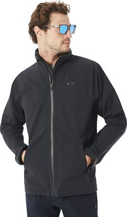 Oakley Mens AERO Jacket, Blackout, Medium