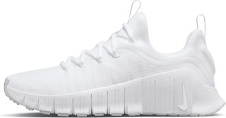 Nike Womens Free Metcon 6 Workout Shoes in White | FJ7126-101