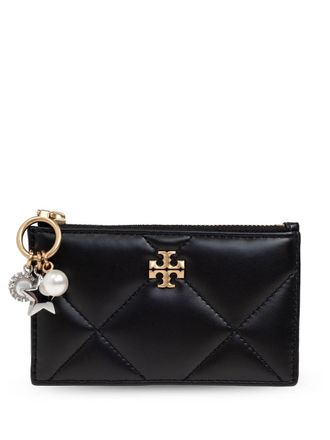Tory Burch Portemonnee met logoplakkaat - Zwart