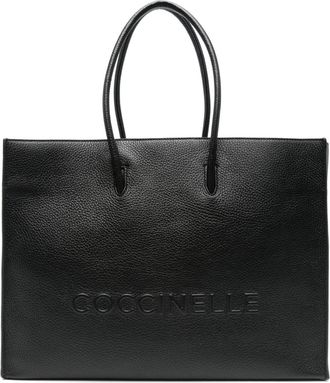 Coccinelle medium Myrtha tote bag - Black