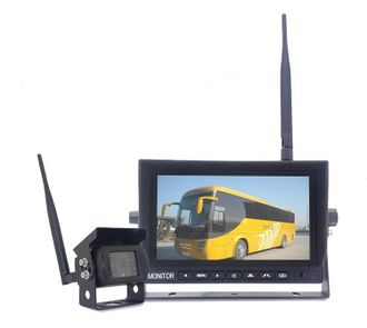OEM Kit De C&aacute;mara De Marcha Atr&aacute;s Inal&aacute;mbrica Digital Ahd 1080p Con 18 C&aacute;maras Ir Y Monitor De 7, 12v/24v