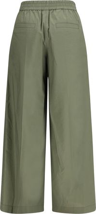 Brunello Cucinelli Womens Mixed Cotton Pants Eucalipto Cotton; Polyamide Trousers