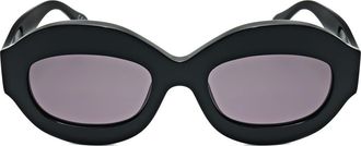 Marni 54mm Round Sunglasses in Black /Grey at Nordstrom Rack