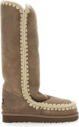 Mou Eskimo 40cm - Dames - Winterlaarzen - Grijs - 39 EU - Leer - Schoenen
