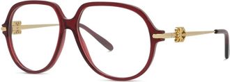 Loewe Anagram Bril - Dames - Accessoires - Rood - Maat: 56 MM