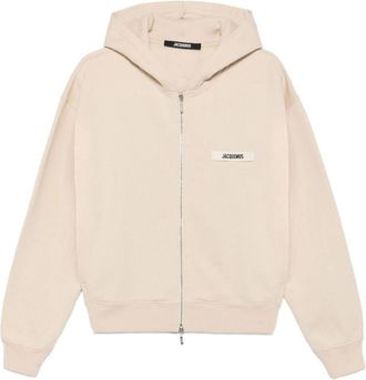 Jacquemus Cropped Zip-Up Hoodie