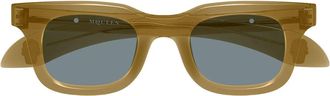 Alexander McQueen Alexander Mc Queen Sunglasses Am0547 S 004 Brown/Grey Men